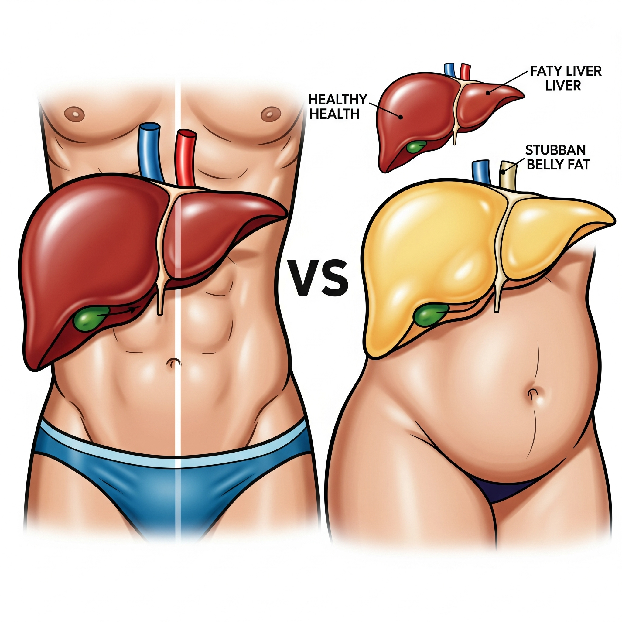 Liver Health and Stubborn Belly Fat