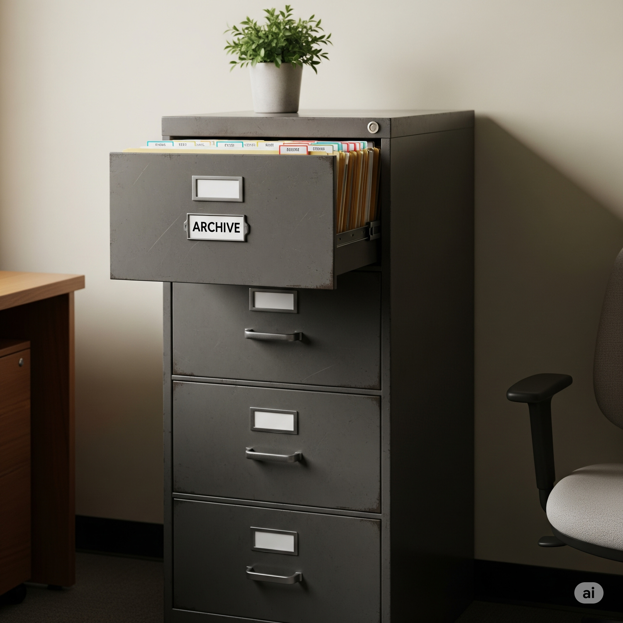 filing cabinet